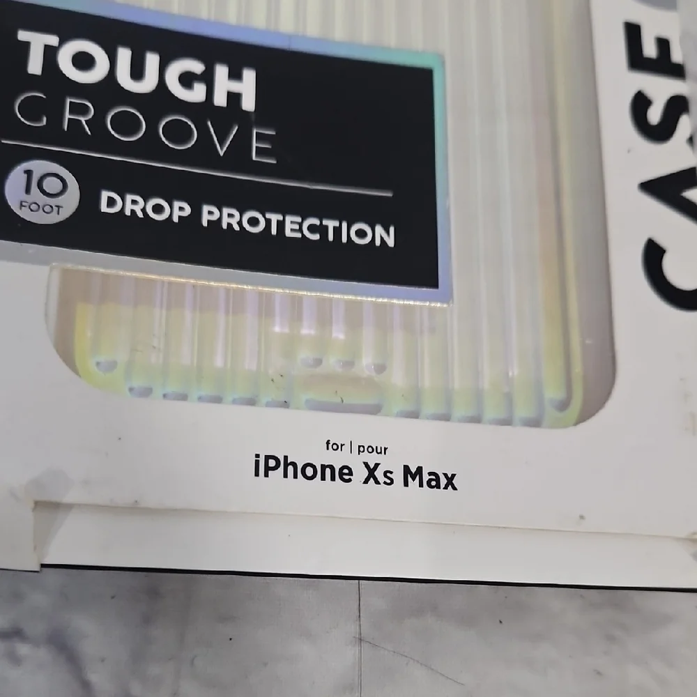 Case-Mate Tough Groove iPhone XS Max Case - Iridescent